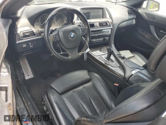 2012 BMW 6 Series 650i with VIN WBALX3C56CC528773, listed as a Copart auction lot 55148745 with 152,708 mi miles and Clean Title. Bid and sale history available at carsss.com. Image 8.