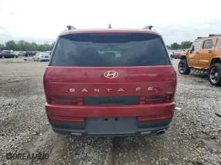 2024 Hyundai Santa Fe SEL with VIN 5NMP2DGL6RH029029, listed as a Copart auction lot 73913234 with 3,501 mi miles and Salvage Title. Bid and sale history available at carsss.com. Image 6.