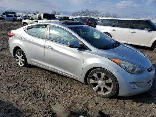 2012 Hyundai Elantra Limited with VIN 5NPDH4AE8CH132720, listed as a Copart auction lot 44357175 with 181,657 mi miles and Salvage Title. Bid and sale history available at carsss.com. Image 4.