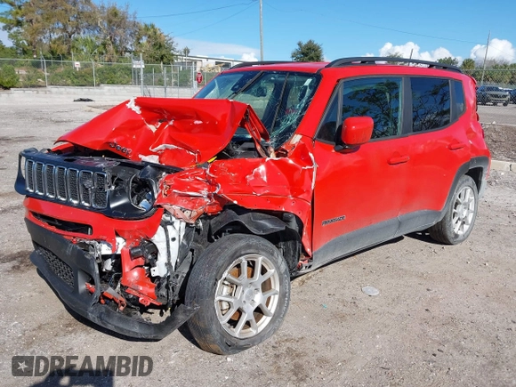 2021 Jeep Renegade 80th Anniversary with VIN ZACNJDBB0MPN23315, listed as a IAAI auction lot 41139893 with 45,251 mi miles and . Bid and sale history available at DreamBid. Image 17.