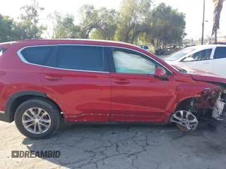 2020 Hyundai Santa Fe SE with VIN 5NMS23AD1LH137619, listed as a IAAI auction lot 41425753 with 72,587 mi miles. Bid and sale history available at carsss.com. Image 14.