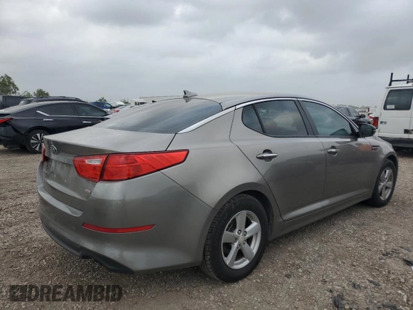 2015 Kia Optima LX z VIN 5XXGM4A71FG424462, wystawiony jako Copart lot #51968415 z przebiegiem 99 624 mil mil oraz Szkoda całkowita • Salvage title. Historia ofert i sprzedaży dostępna na DreamBid. Obrazek 3.
