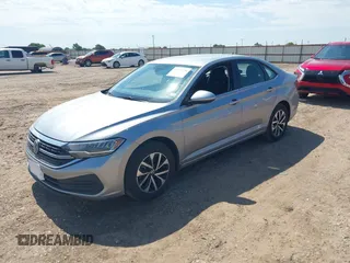 2024 Volkswagen Jetta S with VIN 3VW5M7BU8RM081548, listed as a IAAI auction lot 42703138 with 31,686 mi miles and . Bid and sale history available at DreamBid. Image 2.