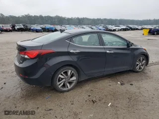 2014 Hyundai Elantra Limited with VIN 5NPDH4AE2EH482069, listed as a Copart auction lot 45669655 with 139,673 mi miles and Salvage Title. Bid and sale history available at carsss.com. Image 3.