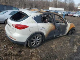 2008 Infiniti EX Journey with VIN JNKAJ09F98M359231, listed as a Copart auction lot 42357335 with Not Provided miles and Salvage Title. Bid and sale history available at DreamBid. Image 3.
