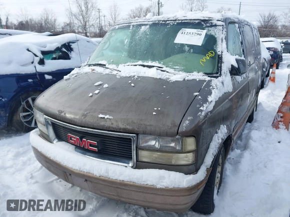2000 GMC Safari z VIN 1GKDM19W9YB523962, wystawiony jako IAAI lot #41253790 z przebiegiem 162 815 mil mil oraz . Historia ofert i sprzedaży dostępna na DreamBid. Obrazek 2.