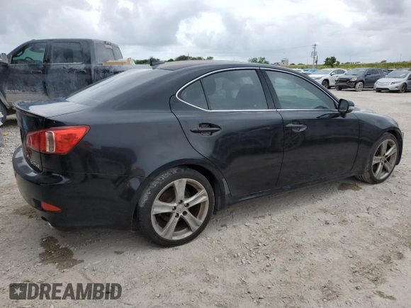 2011 Lexus IS 250 с VIN JTHBF5C23B5138637, выставлен на аукционе Copart как лот 55425285 с пробегом 270 054 миль миль и Чистый • Clean title. История ставок и продаж доступна на DreamBid. Изображение 3.