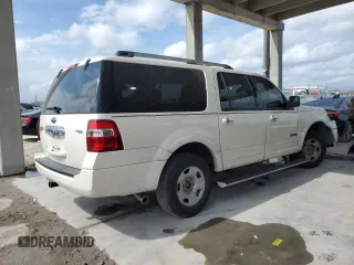2008 Ford Expedition EL Limited with VIN 1FMFK19558LA27953, listed as a Copart auction lot 45393895 with 137,039 mi miles and Salvage Title. Bid and sale history available at carsss.com. Image 3.