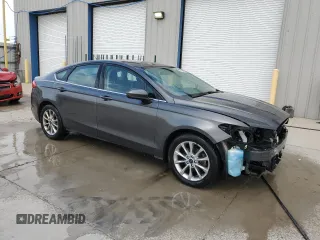 2017 Ford Fusion SE with VIN 3FA6P0H72HR228011, listed as a Copart auction lot 52122895 with 145,693 mi miles and Salvage Title. Bid and sale history available at carsss.com. Image 4.