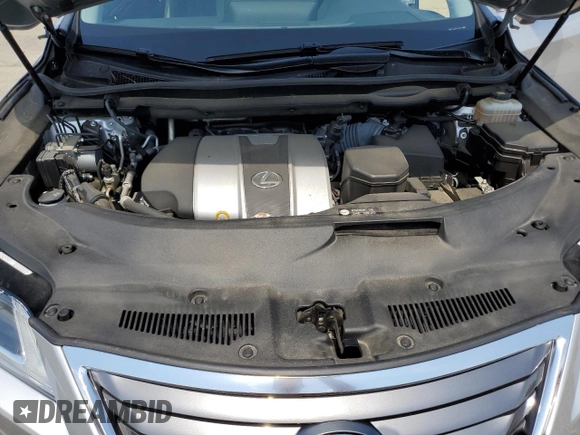 2018 Lexus RX 350 with VIN JTJBZMCA1J2034266, listed as a Copart auction lot 59900105 with 44,171 mi miles and Salvage title. Bid and sale history available at DreamBid. Image 12.