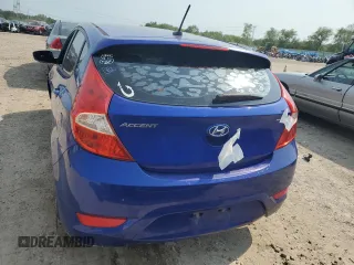 2012 Hyundai Accent SE with VIN KMHCU5AE0CU038264, listed as a Copart auction lot 48112185 with 0 mi miles and Non Repairable. Bid and sale history available at carsss.com. Image 6.