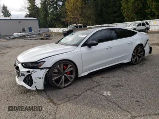 2021 Audi RS 7 z VIN WUAPCBF28MN900442, wystawiony jako Copart lot #76716614 z przebiegiem 41 396 mil mil oraz Szkody całkowita. Historia ofert i sprzedaży dostępna na DreamBid. Obrazek 1.
