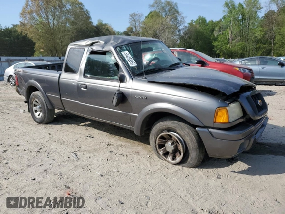 2005 Ford Ranger XL with VIN 1FTYR14U85PA00760, listed as a Copart auction lot 54455335 with 252,001 mi miles and Salvage Title. Bid and sale history available at DreamBid. Image 4.