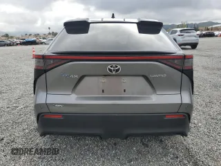 2024 Toyota bZ4X XLE with VIN JTMAAAAA8RA045760, listed as a Copart auction lot 50996385 with 3,833 mi miles and Salvage Title. Bid and sale history available at DreamBid. Image 6.