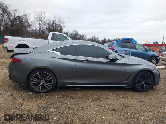 2018 Infiniti Q60 3.0t LUXE with VIN JN1EV7ELXJM392002, listed as a IAAI auction lot 41153596 with 51,369 mi miles. Bid and sale history available at carsss.com. Image 13.