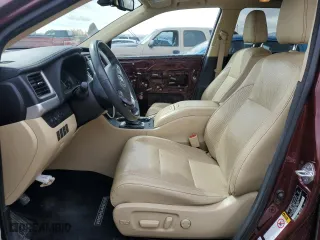 2015 Toyota Highlander Limited with VIN 5TDDKRFH5FS220558, listed as a Copart auction lot 50641505 with 62,447 mi miles and Salvage Title. Bid and sale history available at carsss.com. Image 7.
