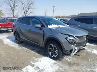 2023 Kia Sportage LX with VIN KNDPUCAF6P7050717, listed as a IAAI auction lot 41621672 with 48,473 mi miles. Bid and sale history available at carsss.com. Image 1.