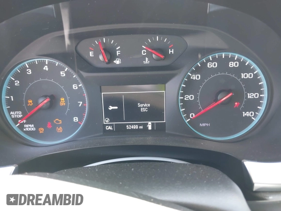 2020 Chevrolet Traverse LS with VIN 1GNERFKW8LJ321354, listed as a IAAI auction lot 42223452 with 52,499 mi miles and . Bid and sale history available at DreamBid. Image 7.