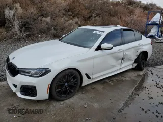 2022 BMW 5 Series 540i xDrive with VIN WBA73BJ06NCK78601, listed as a Copart auction lot 43452675 with 28,377 mi miles and Salvage title. Bid and sale history available at DreamBid. Image 1.