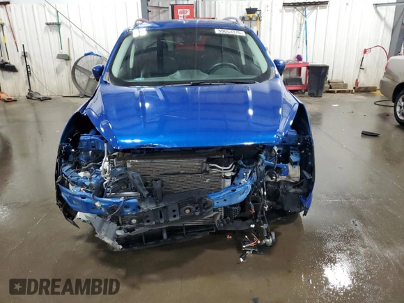 2018 Ford Escape Titanium with VIN 1FMCU9J98JUD07828, listed as a Copart auction lot 59053375 with 101,218 mi miles and Salvage title. Bid and sale history available at DreamBid. Image 5.