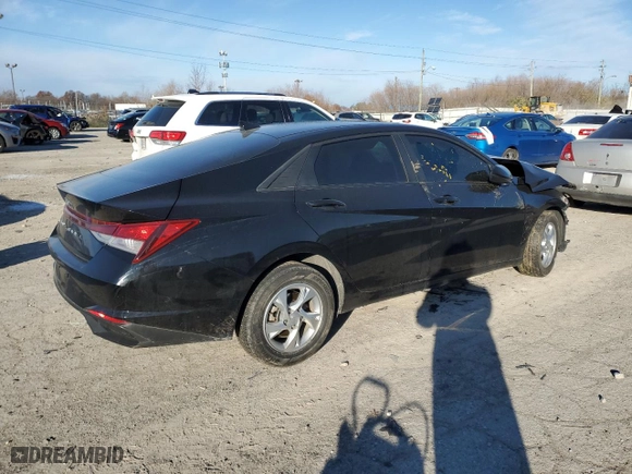 2023 Hyundai Elantra SE with VIN KMHLL4AG6PU435675, listed as a Copart auction lot 82765644 with 49,416 mi miles and Salvage Title. Bid and sale history available at carsss.com. Image 3.