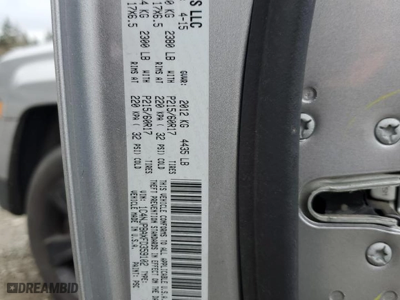 2015 Jeep Patriot Altitude Edition with VIN 1C4NJPBAXFD359102, listed as a Copart auction lot 89189535 with 142,692 mi miles and Clean Title. Bid and sale history available at carsss.com. Image 13.