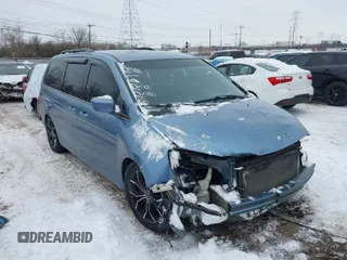 2007 Honda Odyssey EX with VIN 5FNRL384X7B082404, listed as a IAAI auction lot 41303764 with 158,703 mi miles. Bid and sale history available at carsss.com. Image 1.