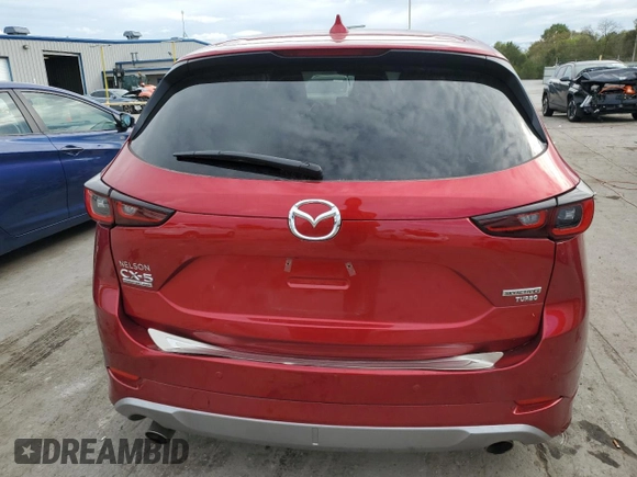 2024 Mazda CX-5 2.5 Turbo Signature with VIN JM3KFBXY6R0426374, listed as a Copart auction lot 73013294 with 12,192 mi miles and Salvage Title. Bid and sale history available at carsss.com. Image 6.