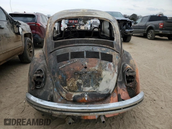 1972 Volkswagen Beetle with VIN 1122796503, listed as a Copart auction lot 47166415 with Not Provided miles and Clean Title. Bid and sale history available at DreamBid. Image 6.