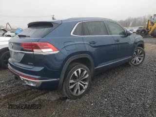 2021 Volkswagen Atlas SEL with VIN 1V2SE2CA1MC205081, listed as a Copart auction lot 48552105 with 81,044 mi miles and Salvage title. Bid and sale history available at DreamBid. Image 3.