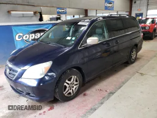 2006 Honda Odyssey EX-L with VIN 5FNRL38666B114457, listed as a Copart auction lot 46880885 with 176,033 mi miles and Salvage Title. Bid and sale history available at carsss.com. Image 1.