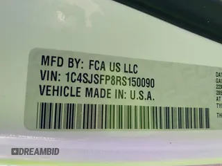 2024 Jeep Grand Wagoneer Series II с VIN 1C4SJSFP8RS150090, выставлен на аукционе IAAI как лот 42548014 с пробегом 34 755 миль миль и . История ставок и продаж доступна на DreamBid. Изображение 9.