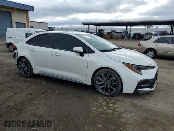 2020 Toyota Corolla XSE with VIN 5YFT4RCE5LP036709, listed as a Copart auction lot 43802805 with 125,654 mi miles and Clean Title. Bid and sale history available at carsss.com. Image 4.