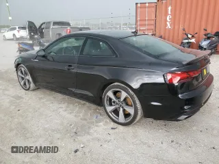 2020 Audi A5 Premium Plus z VIN WAUTNAF55LA003821, wystawiony jako Copart lot #60146443 z przebiegiem 8 100 mil mil oraz . Historia ofert i sprzedaży dostępna na DreamBid. Obrazek 2.