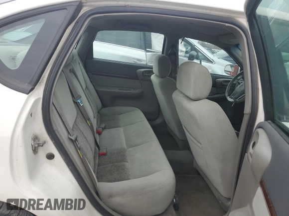 2005 Chevrolet Impala LS z VIN 2G1WH52K459106293, wystawiony jako Copart lot #81150984 z przebiegiem Nie podano mil oraz Szkoda całkowita • Salvage title. Historia ofert i sprzedaży dostępna na DreamBid. Obrazek 10.