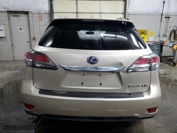 2013 Lexus RX 450h with VIN JTJZB1BA2D2007181, listed as a Copart auction lot 44821995 with 177,232 mi miles and Salvage Title. Bid and sale history available at carsss.com. Image 6.