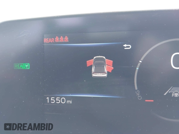 2024 Toyota bZ4X XLE z VIN JTMABACA6RA079545, wystawiony jako IAAI lot #42013641 z przebiegiem 1 550 mil mil oraz . Historia ofert i sprzedaży dostępna na DreamBid. Obrazek 16.