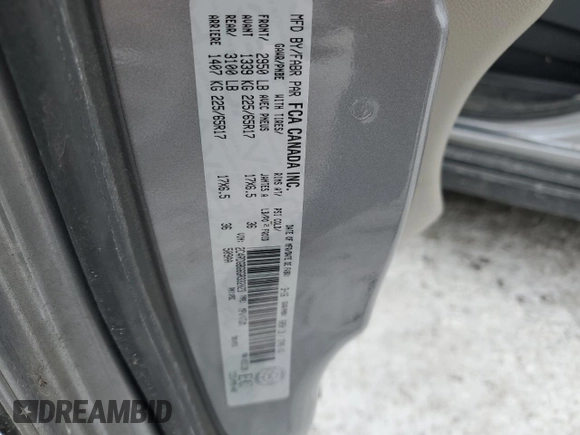 2016 Dodge Grand Caravan SE Plus with VIN 2C4RDGBG6GR332023, listed as a Copart auction lot 46459625 with 121,668 mi miles and Clean title. Bid and sale history available at DreamBid. Image 13.