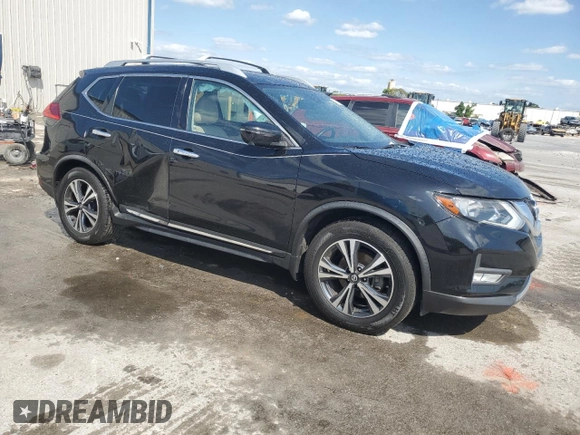 2017 Nissan Rogue SV with VIN JN8AT2MT2HW146764, listed as a Copart auction lot 51112915 with 97,500 mi miles and Non Repairable. Bid and sale history available at carsss.com. Image 4.