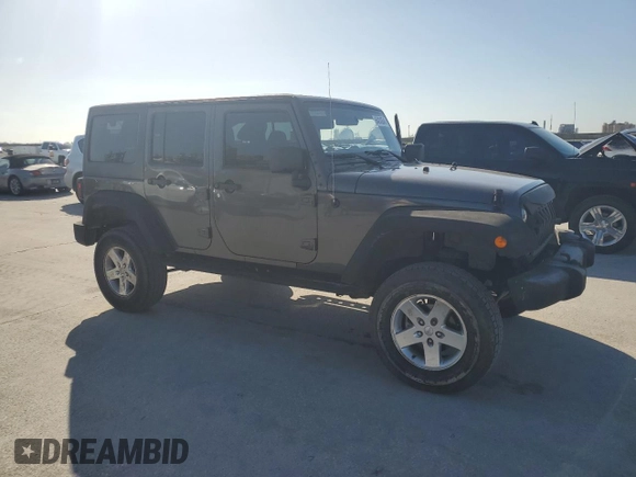 2018 Jeep Wrangler Unlimited Sport with VIN 1C4BJWDG4JL911688, listed as a Copart auction lot 64243545 with 66,718 mi miles and Salvage title. Bid and sale history available at DreamBid. Image 4.