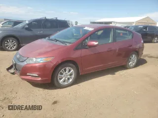 2010 Honda Insight EX with VIN JHMZE2H77AS025567, listed as a Copart auction lot 58499135 with 152,501 mi miles and Salvage title. Bid and sale history available at DreamBid. Image 1.