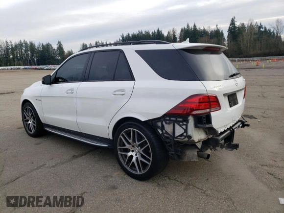 2016 Mercedes-Benz M 63 AMG with VIN 4JGDA7EBXGA758087, listed as a Copart auction lot 89385065 with 81,705 mi miles and Salvage Title. Bid and sale history available at carsss.com. Image 2.