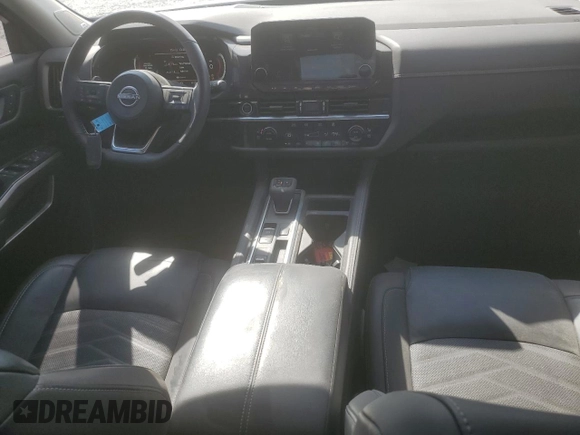 2023 Nissan Pathfinder Platinum with VIN 5N1DR3DH7PC253555, listed as a Copart auction lot 46438245 with 24,008 mi miles and Salvage title. Bid and sale history available at DreamBid. Image 8.