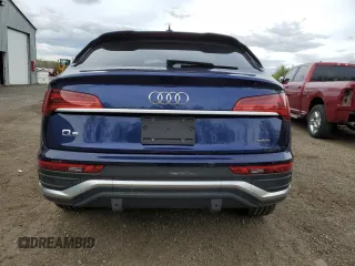 2023 Audi Q5 Sportback S line Premium with VIN WA14AAFY5P2127823, listed as a Copart auction lot 52159404 with 17,094 mi miles and Salvage title. Bid and sale history available at DreamBid. Image 6.