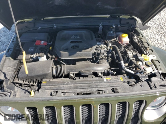 2022 Jeep Wrangler Unlimited Sahara with VIN 1C4HJXEN2NW151228, listed as a Copart auction lot 48484905 with 43,351 mi miles and Clean Title. Bid and sale history available at DreamBid. Image 12.