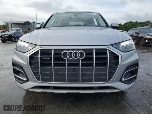 2023 Audi Q5 Premium Plus with VIN WA1BBAFY6P2041523, listed as a Copart auction lot 61055955 with 40,357 mi miles and Salvage title. Bid and sale history available at DreamBid. Image 5.