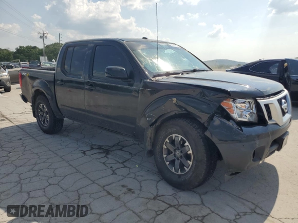 2017 Nissan Frontier Pro-4X with VIN 1N6DD0EV4HN754380, listed as a Copart auction lot 58810955 with 95,325 mi miles and Salvage title. Bid and sale history available at DreamBid. Image 4.