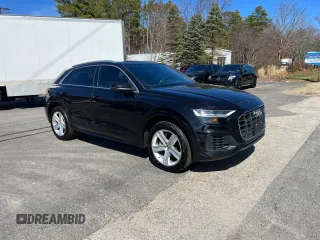 2019 Audi Q8 Premium with VIN WA1AVAF17KD016018, listed as a Copart auction lot 53399285 with 109,846 mi miles and Clean Title. Bid and sale history available at carsss.com. Image 1.