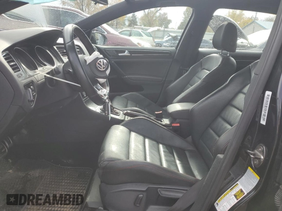 2015 Volkswagen GTI SE with VIN 3VW4T7AU1FM027908, listed as a Copart auction lot 81329894 with 61,315 mi miles and Salvage Title. Bid and sale history available at DreamBid. Image 7.