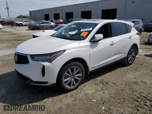 2023 Acura RDX Technology with VIN 5J8TC1H53PL009246, listed as a Copart auction lot 48107825 with Not provided miles and Salvage title. Bid and sale history available at DreamBid. Image 1.